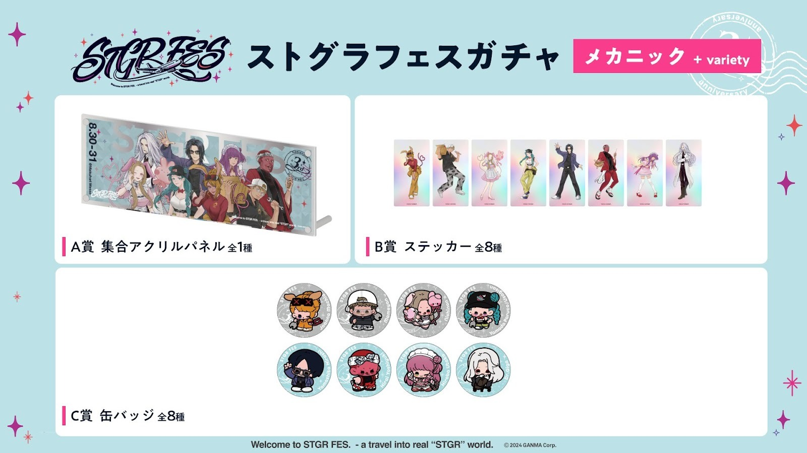 ストグラフェスガチャ